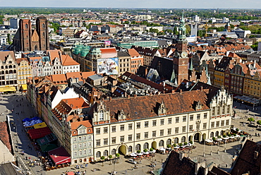 View over Wroclaw, Silesia, Poland, Europe