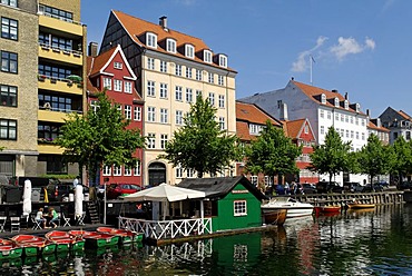 Christianshavn Canal, Copenhagen, Denmark, Scandinavia, Europe