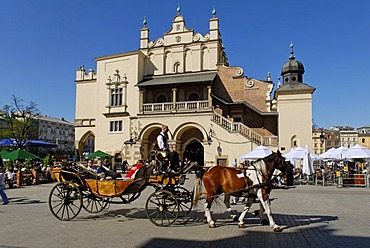 Cloth Hall, Drapers' Hall, Sukiennice on the main market square, Rynek, of Krakow, Poland, Europe