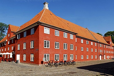 Historic barracks on the fortified island of Kastellet, Copenhagen, Denmark, Scandinavia, Europe