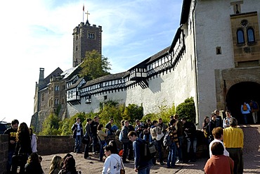 UNESCO World Heritage Site Wartburg Germany, Thuringia, tourists