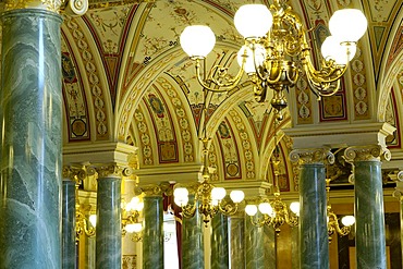 Semper Opera foyer Dresden, Saxony, Germany