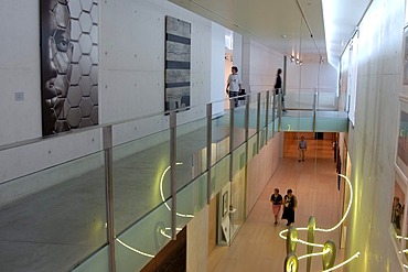 Museum of modern art Es Baluard, interior, Palma de Majorca, Majorca, Spain