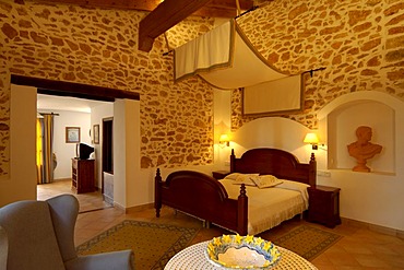 Room, country hotel, finca, Es Puig de Ros d'Alt, Majorca, Balearic Islands, Spain