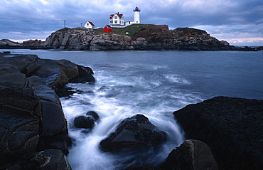 Cape Neddick Light, Nubble Light, York, Maine, USA