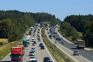 Freeway, Highway, traffic, Bavaria, Germany,