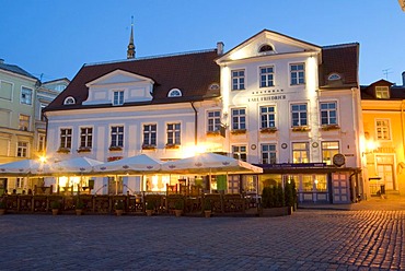 Pepper Restaurant Friedrich at night, Tallinn, Estonia