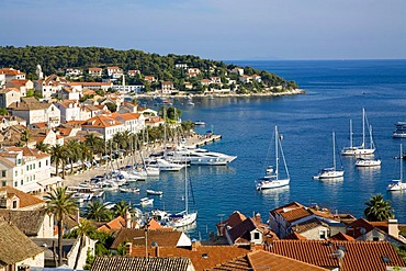 Harbour of Hvar, Island Hvar, Dalmatia, Croatia