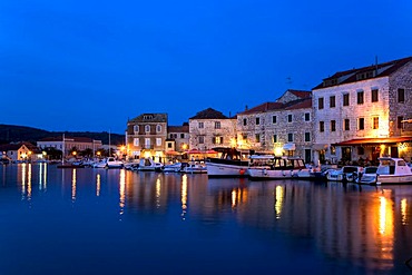 Harbour of Stari Grad, Island Hvar, Dalmatia, Croatia