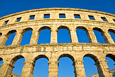 Roman amphitheater of Pula, Istria, Croatia