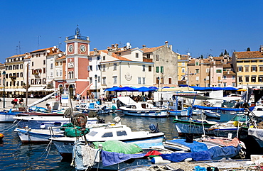 Harbour of Rovinj Istria Croatia