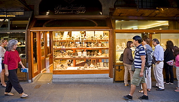 Bullion dealer Ponte Vecchio Florence Tuscany Italy