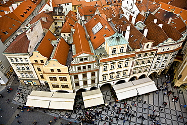 Housesin the old Town Square Prague Czechia