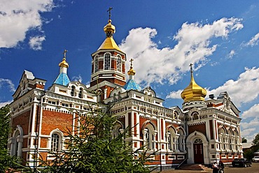 Church of Holy Nicolai, second oldest Church of Omsk, Omsk at the Rivers of Irtisch and Omka, Omsk, Sibiria, Russia, GUS, Europe,