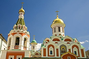 At the Red Square, Kazan Cathedral, Moscow, Russia, East Europe, Europe