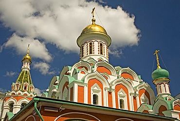 At the Red Square, Kazan Cathedral, Moscow, Russia, East Europe, Europe