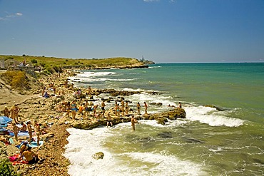 Beach of Chersonnes, Sevastopol, Crimea, Ukraine, South-Easteurope, Europe,