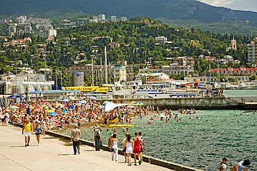 Promenade and Boardwalk of Jalta, Crimea, Ukraine, South-Easteurope, Europe,