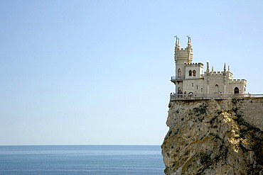 The Castle Swallow Nest at the Cape Air-Todor, Jalta, Crimea, Ukraine, South-Easteurope, Europe,