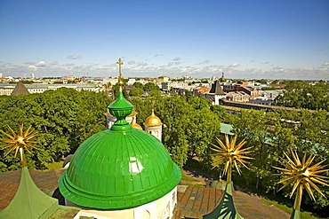 Transfiguration of the Saviour monastery, view from the bell tower, Yaroslavl, Russia