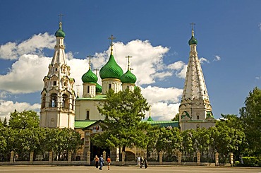 Sovetskaja Place, Church of Elijah the Prophet, Yaroslavl, Russia