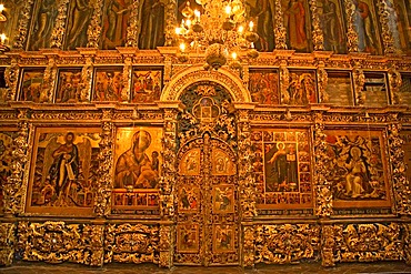 Transfiguration of the Saviour monastery, interior of the church, Yaroslavl, Russia