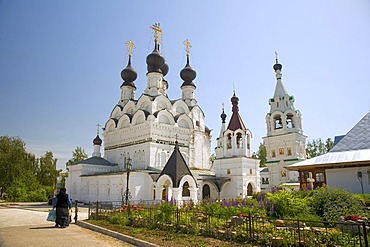 Trinity cathedral, convent, garden, Murom, Russia