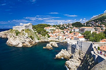 Fort Lovrijenac, Dubrovnik, Ragusa, Dubrovnik-Neretva, Dalmatia, Croatia, Europe