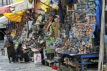 Witch's stall, La Paz, Bolivia, South America