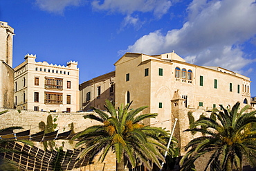 Episcopal Palace and Kathedral, Palma de Mallorca Spain, Balearic Islands, Europe