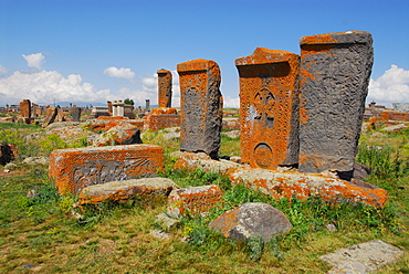 Cross-slabs on Noraduz cementary, Noraduz, Armenia