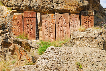 Cross-slabs, Geghard Monastery, Armenien