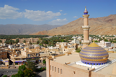 Dome of sultan Qaboos mosque, Nizwa, Oman