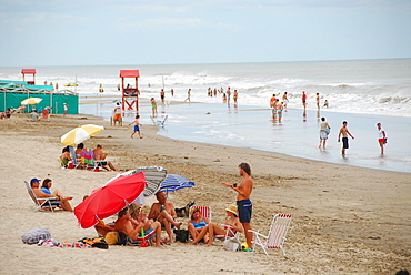 Beach at Pinamar, Buenos Aires province, Argentina