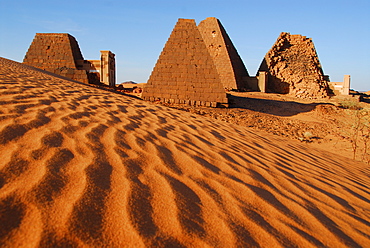 Pyramids, Meroe, Sudan, Africa