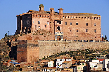 Palacio del Papa Luna (Pope Benedict XIII), Illueca, Zaragoza Province, Aragon, Spain, Europe