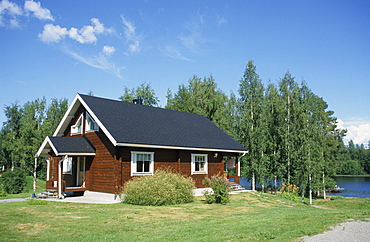 Holiday cottage in the Finnish Lake District near Kuipio, Finland, Scandinavia, Europe