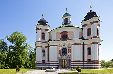 Baroque Paura Church, parish church and pilgrimage church for the Holy Trinity, Stadl, Upper Austria, Austria, Europe