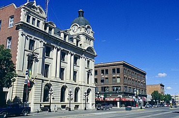 Main street of Moose Jaw, Saskatchewan, Canada