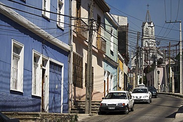 Historical architecture in Valparaiso, Chile