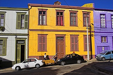 Historical architecture in Valparaiso, Chile