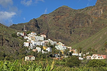 Village of La Calera in Valle Gran Rey, La Gomera Island, Canary Islands, Spain, Europe