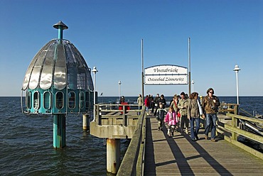 Diving capsule at Zinnowitz, Usedom island, Mecklenburg Western Pomerania, Germany, Europe