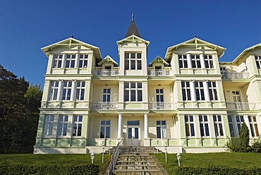 Architecture in Zinnowitz, Usedom island, Mecklenburg Western Pomerania, Germany, Europe