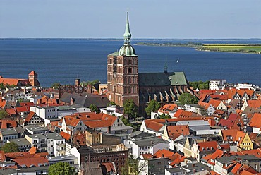 Hanseatic city of Stralsund, Mecklenburg Western Pomerania, Germany, Europe