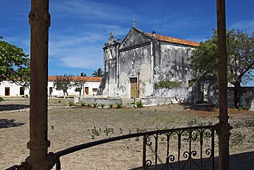 Church in the ghost town of Ibo Island, Quirimbas islands, Mozambique, Africa