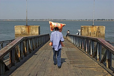 Carrier at the port of Maputo, Mozambique, Africa