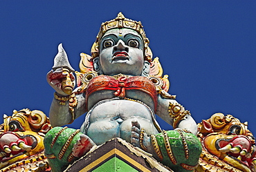 Tamil temple in St. Pierre, La Reunion Island, France, Africa