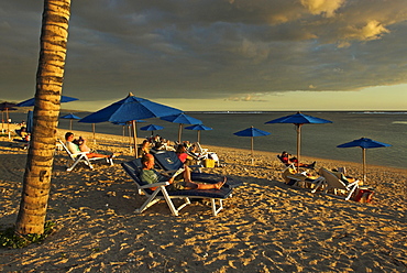 Beach at St. Gilles-les-Bains, La Reunion Island, France, Africa