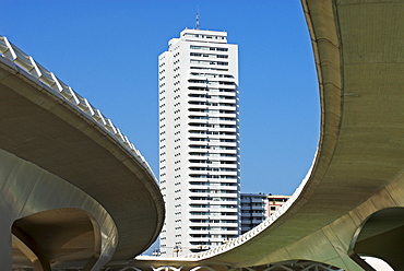 City of Arts and Sciences of architect Santiago Calatrava, City of Valencia, Spain, Europe